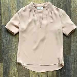 Babaton creamy pink blouse